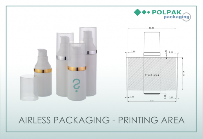 Airless packaging – Calculating the print area